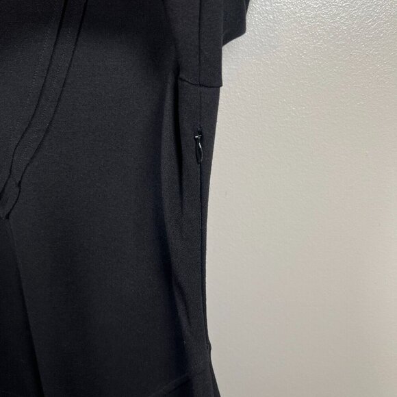 Piazza Sempione Sheath Dress Size IT 44 US 8 Black Career Work Office Side Zip - Picture 6 of 10